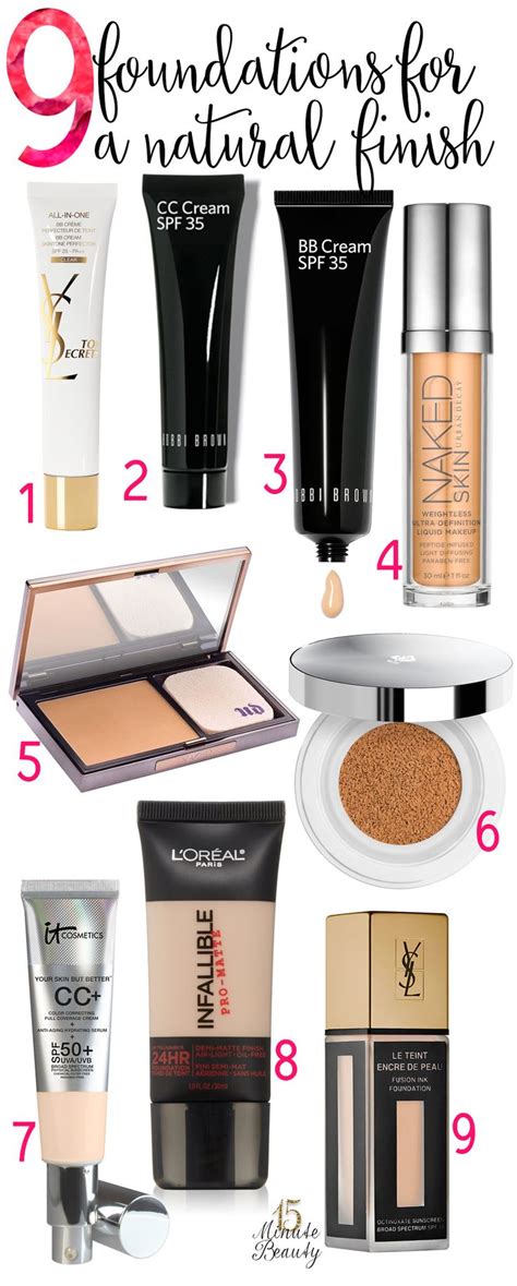 My Top 9 Foundations and BB Creams 